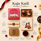 Mor Pankh Rakhi with Kaju Katli Box