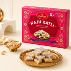 Bhrata Shri Rakhi with Haldiram's Kaju Katli