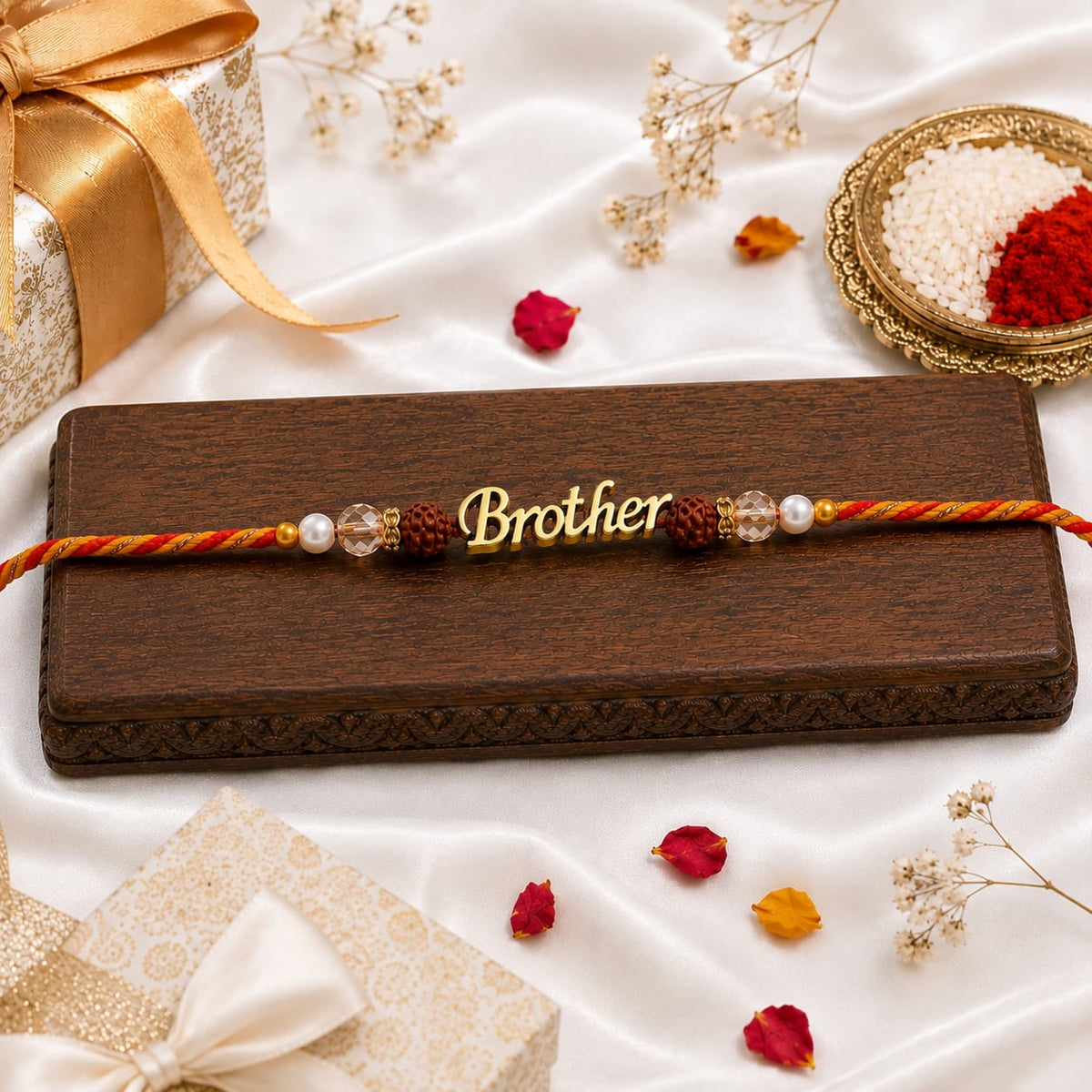 Bhrata Shri Rakhi with Ferrero Rocher Box