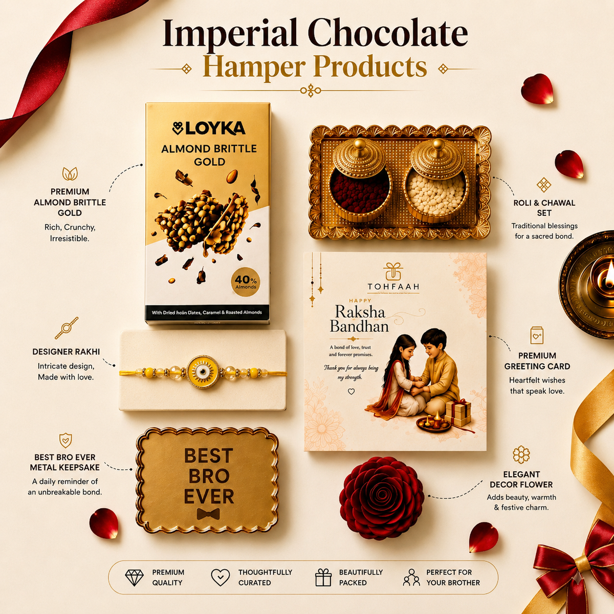 Surya Mani Rakhi with Imperial Chocolate Box