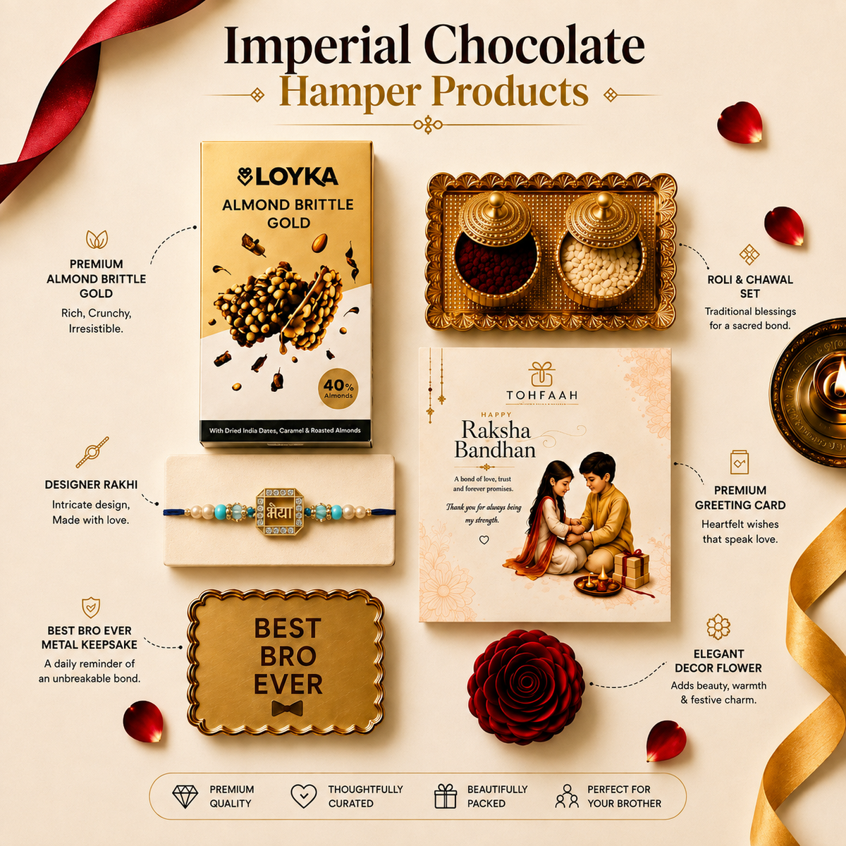 Veer Bhaiya Rakhi with Imperial Chocolate Box
